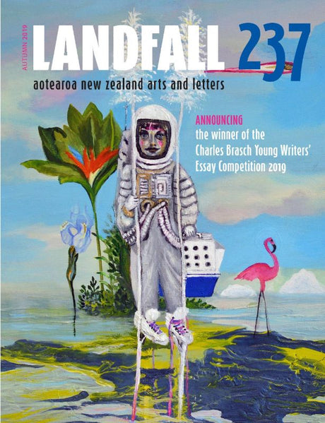 Paperback edition of *Landfall 237*, featuring New Zealand's best literature and winning essays from the 2019 competition.