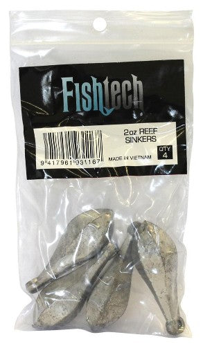 Reef Sinkers - Fishtech - 2oz (4 per pack)