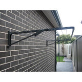 Compact Fold Down Clothesline Woodland Grey 2.49 x 0.935m