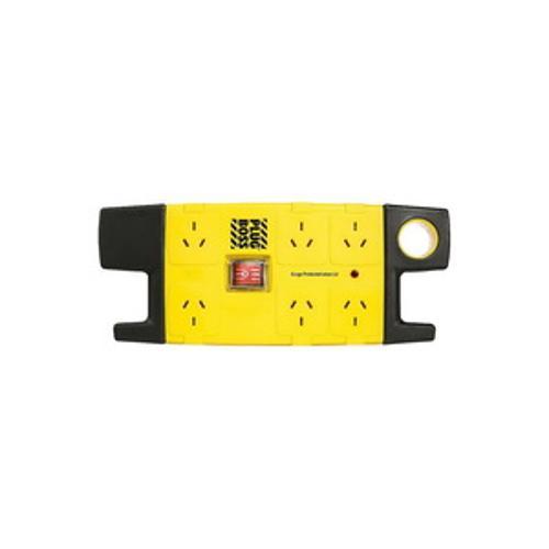 Plug Boss Power Board 6-Outlet 3m Surge Protected