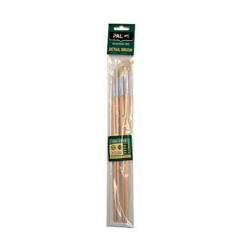 Premium Oval Detail Brush Set 4 Pack