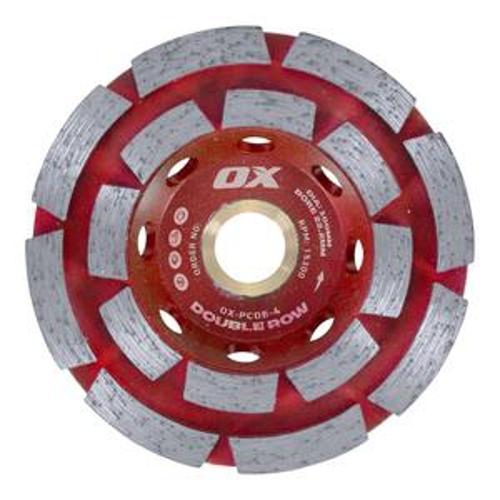 Pro 4 Inch Double Row Cup Wheel 22.2mm Bore