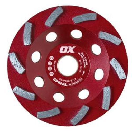Pro 5 Inch Spiral Segment Cup Wheel 10 Segments 22.2mm Bore