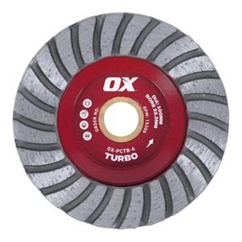 Pro 4 Inch Turbo Cup Wheel 22.2mm Bore
