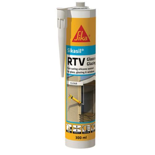 Sikasil RTV Glass and Ceramic Silicone Sealant Clear 300ml