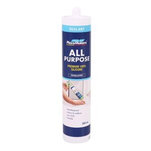 All Purpose Silicone Sealant Neutral Cure Translucent 300ml