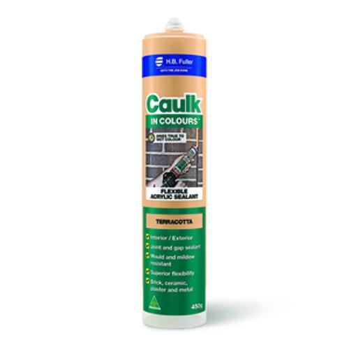 Caulk In Colours Flexible Acrylic Sealant 450g Terracotta 15019263