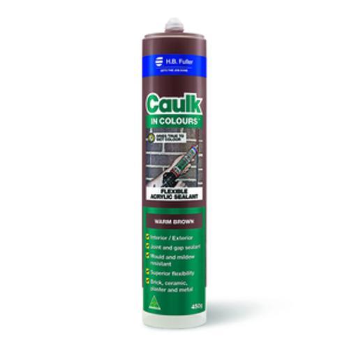 Caulk In Colours Flexible Acrylic Sealant 450g Warm Brown