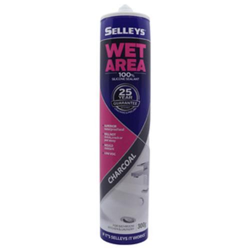 Wet Area Silicone Sealant Charcoal 300g