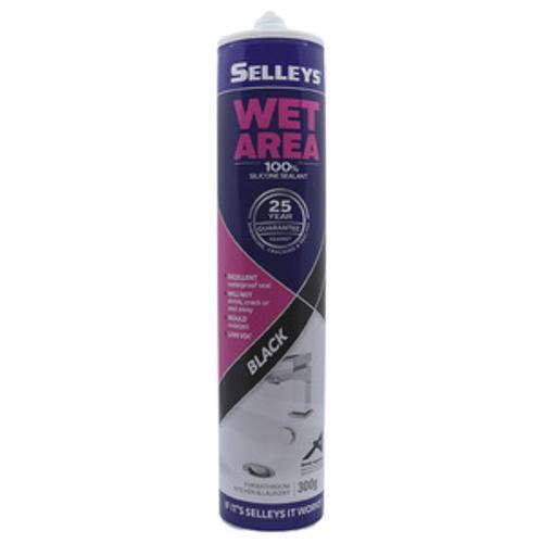 Wet Area Silicone Sealant Black 300g