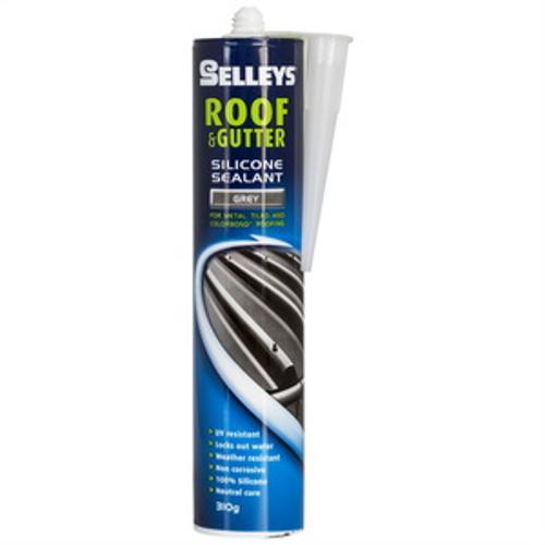 Roof and Gutter Silicone Sealant Grey 310g