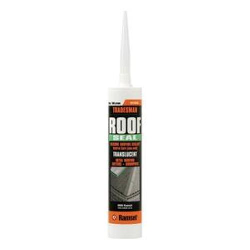 Roof Seal non-acid Rood & Gutter Silicone Sealant Transluscent 300gms