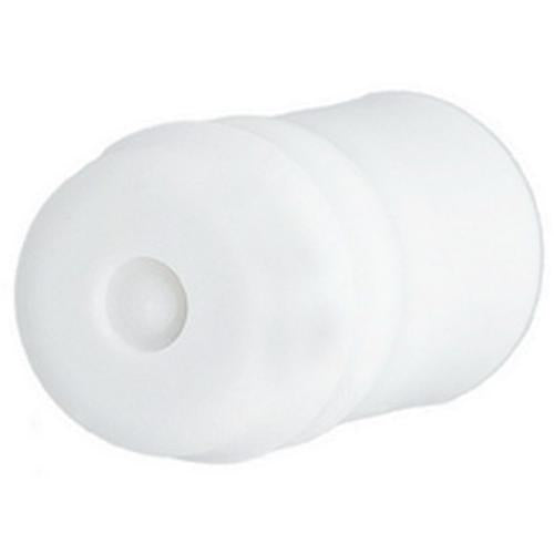 605 Cushioned Door Stop Wall Mount White Plastic 605PW