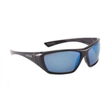 Hustler Safety Glasses Blue Mirror Polarised Lens with Pouch 1652618