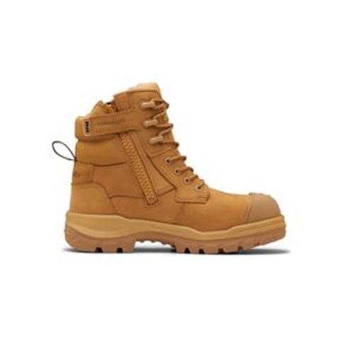 RotoFlex Unisex Zip Side Safety Boot 8560 Wheat Size 10
