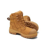 RotoFlex Unisex Zip Side Safety Boot 8560 Wheat Size 11