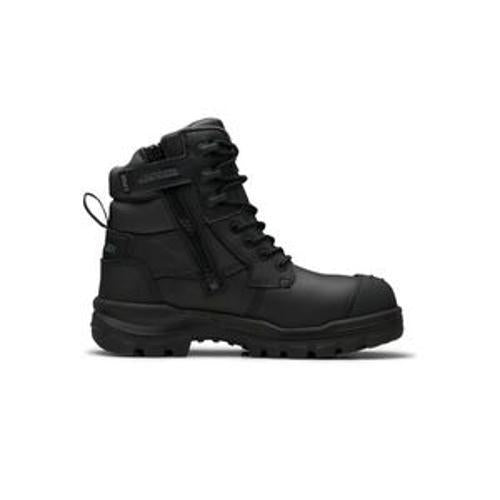 RotoFlex Unisex Zip Side Safety Boot 8561 Black Size 8