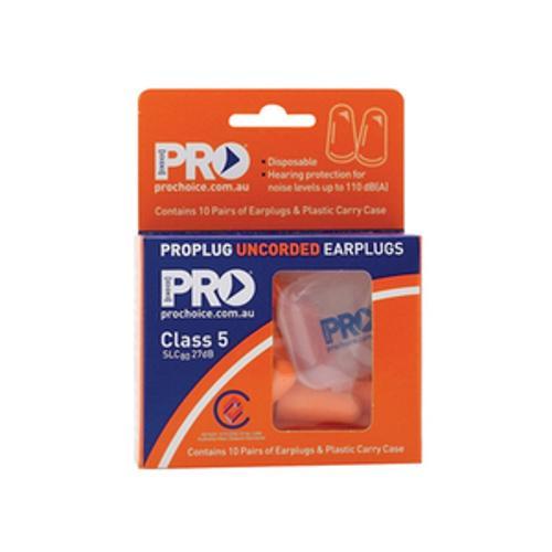 ProBullet Class 5 27dB Tapered Disposable Earplug Uncorded Hi-Vis Range