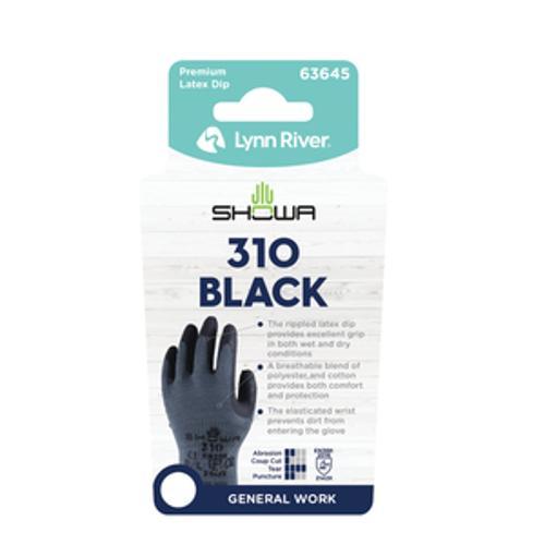 310 Latex General Purpose Gloves Small Black