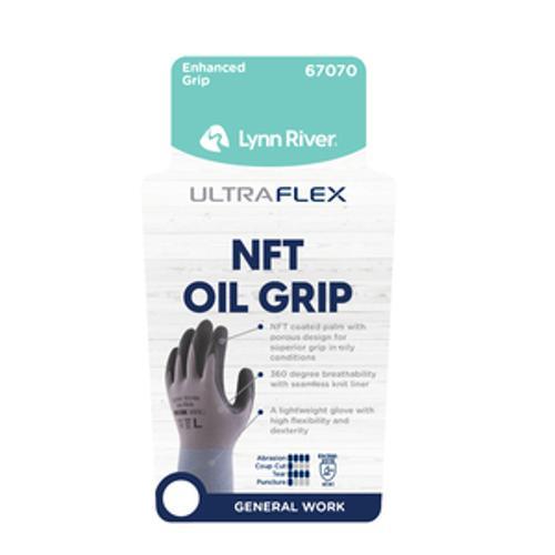 Ultra Grip Work Gloves Medium Grey