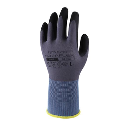 Ultra Grip Work Gloves Large Grey