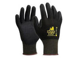 Black Bull Nitrile Glove Black Polyamide Liner Size 10 XL