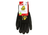 Black Bull Nitrile Glove Black Polyamide Liner Size 9L
