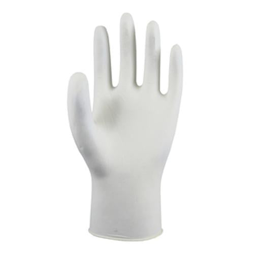 Powdered Disposable Gloves Medium Latex White 100 pack