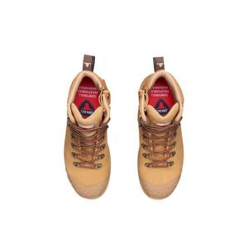 Safety Boot 4996 Bronco 3.0 Wheat 5in Zip Side S8 4996080