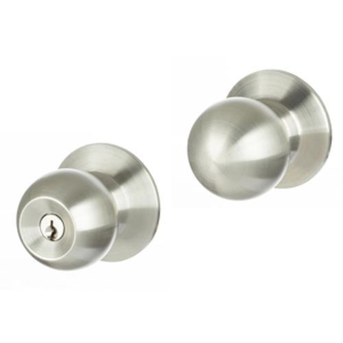 Buildline Eclipse Knob Entrance Set Stainless Steel 8701SS