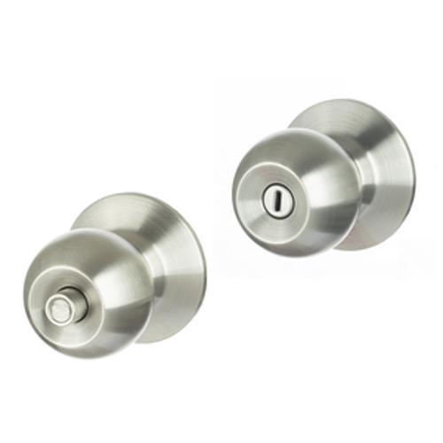Buildline Eclipse Knob Privacy Set Stainless Steel 8702SS