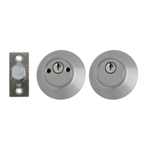 Buildline Deadbolt Double Cylinder Keyed Both Sides Satin Nickel 102DSN
