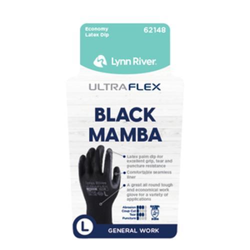 Latex Ultra Mamba Gloves XL Black/Grey