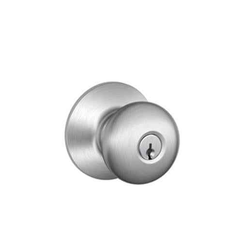 F51 Plymouth Entrance Knob 626 Satin Chrome Plate Box