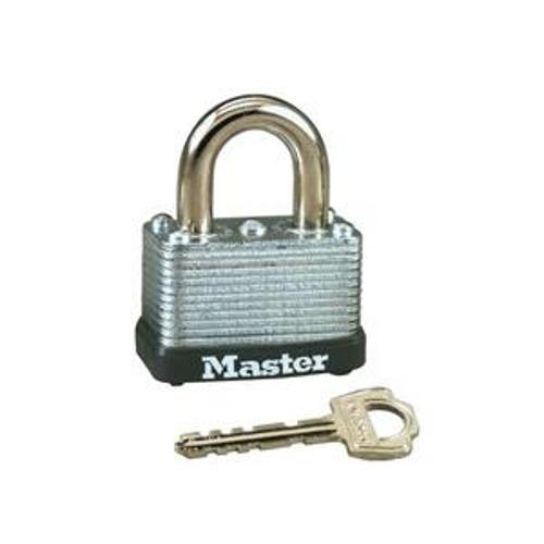 No 22 Warded Keyed Padlock Shank Laminated Steel 38mm 16mm