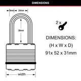 Padlock Magnum Keyed 51mm