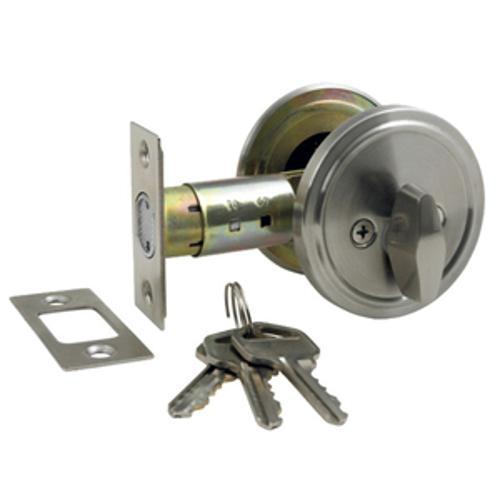 Key/Turn Deadbolt Stainless Steel