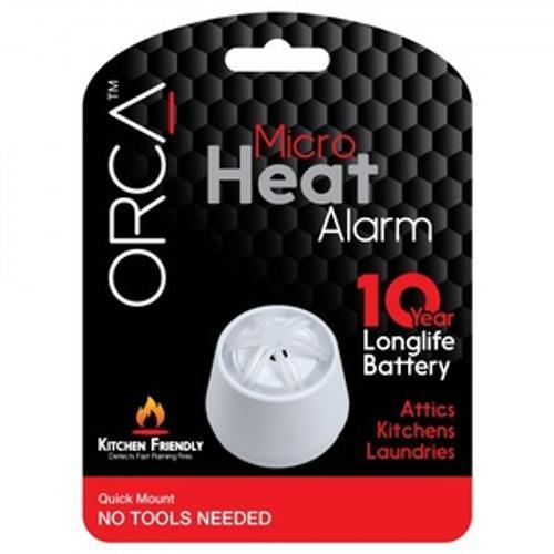 Micro Heat Thermal Alarm With Non-Replaceable 10 Year battery Each