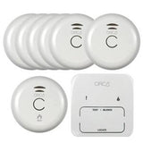 Wireless Smoke Alarm 10yr 3 Bedroom 8pk OM866P8-10RF