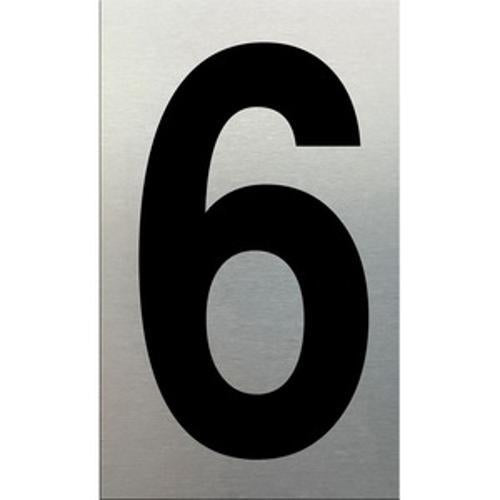 Self-Adhesive Aluminium Number 6 75mm