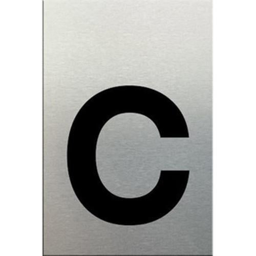 Self-Adhesive Aluminium Letter C 75mm