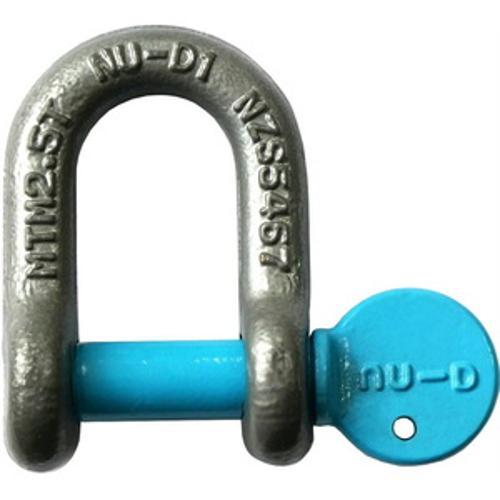 D Shackle 10mm Tested 2500kg Galvanised