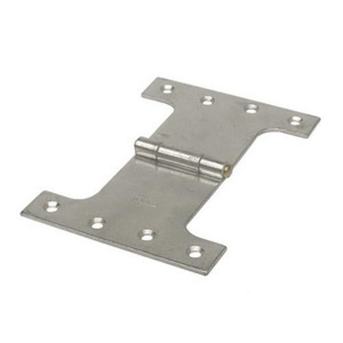 Parliament Butt Hinge 127mm Zinc Plated Fixed Brass Pin BH127-PFZ
