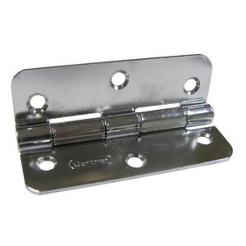 Radius Butt Hinge 90mm x 60mm Loose Pin Zinc Plated