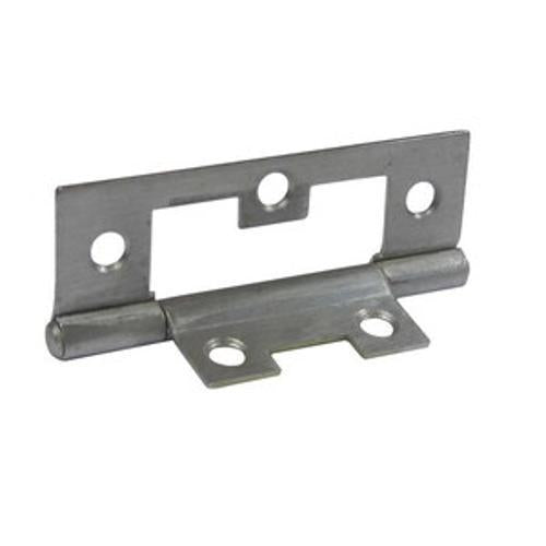 Easy Fit Flush Butt Hinge 65mm Zinc Plated Fixed Pin BH65-FFZ