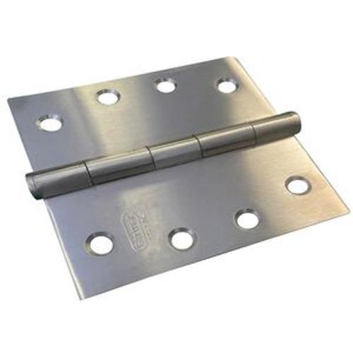 100 x 100 x 2mm Fixed Pin Wide Butt Hinge 304 Stainless Steel