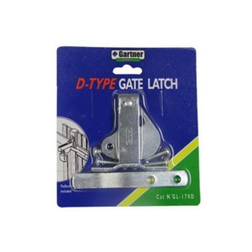 170mm Universal 'D' Gate Latch Bright Zinc Plated