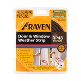Weather Strip 9 x 6mm x 5m EPDM Rubber Brown