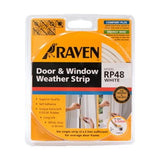 Weather Strip 9 x 6mm x 5m EPDM Rubber White RP48