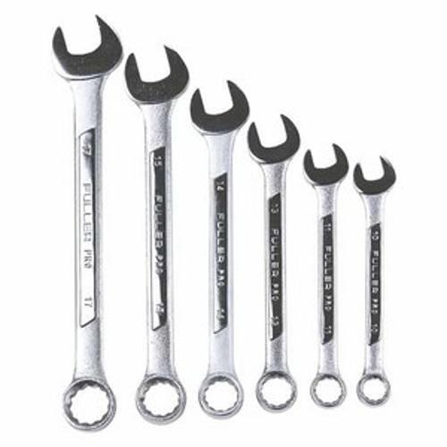 6-Piece Combination Wrench Set Chrome Vanadium Steel Chrome Plated 421-1346